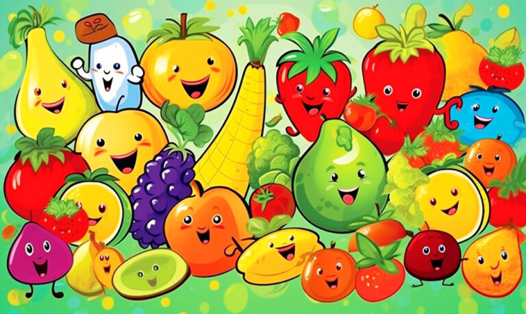 El Jardín de Crayones: Explorando Frutas y Verduras