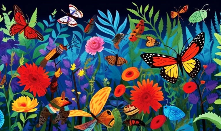 Insectos Asombrosos: Colorea tu Aventura en la Naturaleza