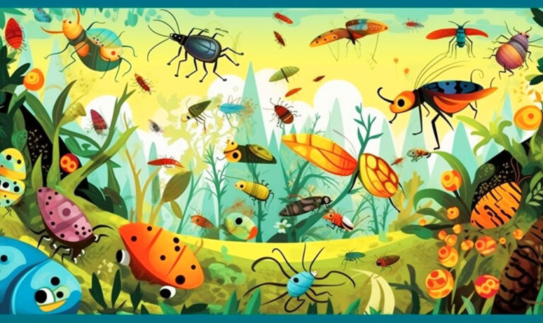 Mundo de Insectos: Explora y Colorea