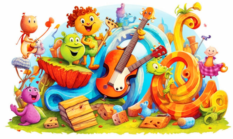Mi Primer Concierto de Colores: Instrumentos Musicales para Niños