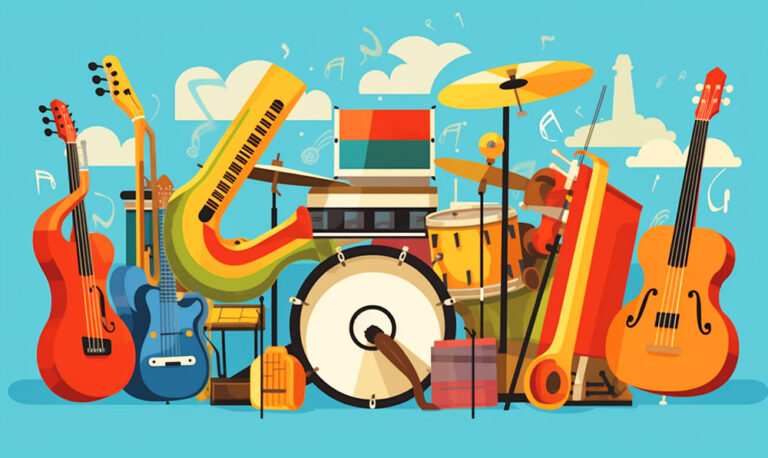 Instrumentos Musicales: Un Viaje de Descubrimiento y Color: