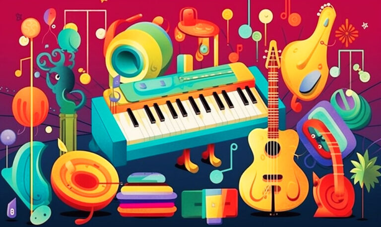 Sinfonía de Colores: Explora Instrumentos y Música